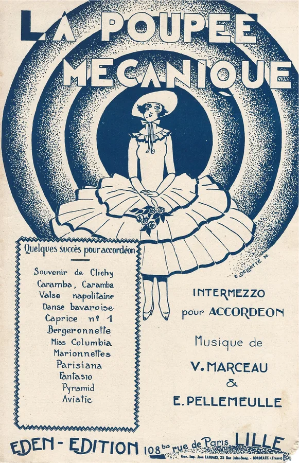 Cover for V. Marceau | E. Pellemeulle | La Poupee Mecanique | Accordeon