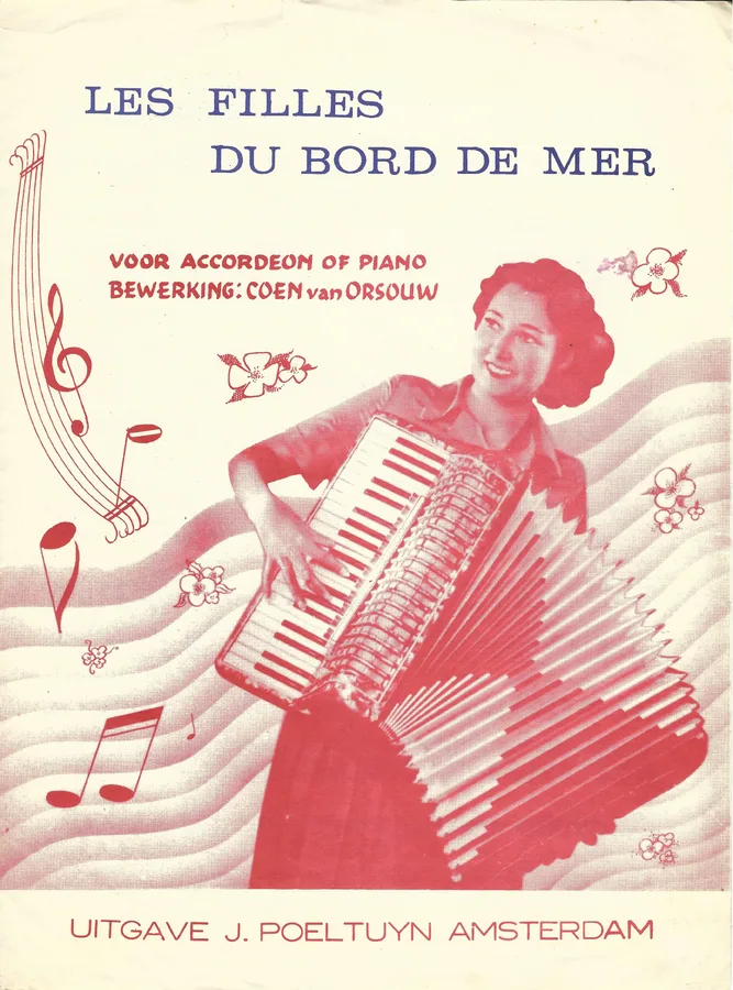 Cover for Adamo | Les filles du bord de mer | Accordion | Vocals