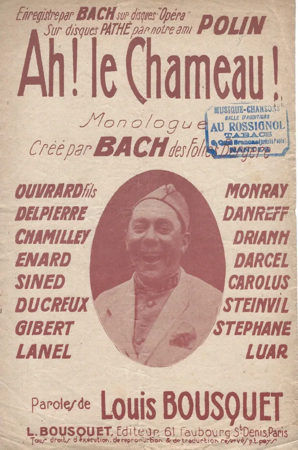 Cover for Louis Bousquet | Bach | Ah! Le Chameau! | Monologue