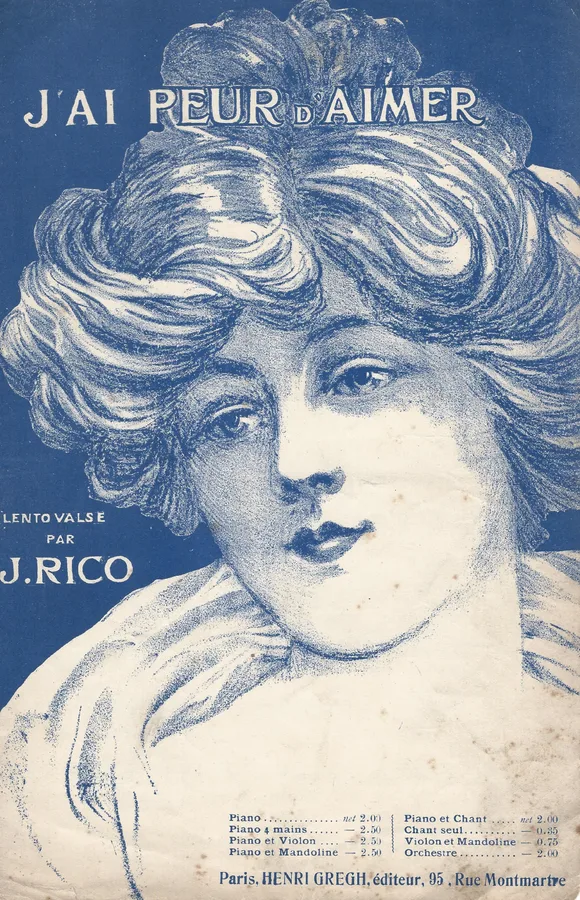 Cover for Joseph Rico | Fernand Danel | J'ai peur d'aimer | Chanson