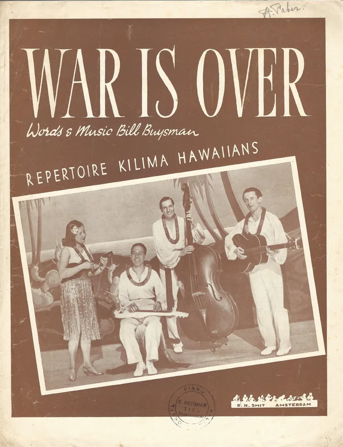 Cover for Kilima Hawaiians | Bill Buysman | War Is Over | Piano | Vocals