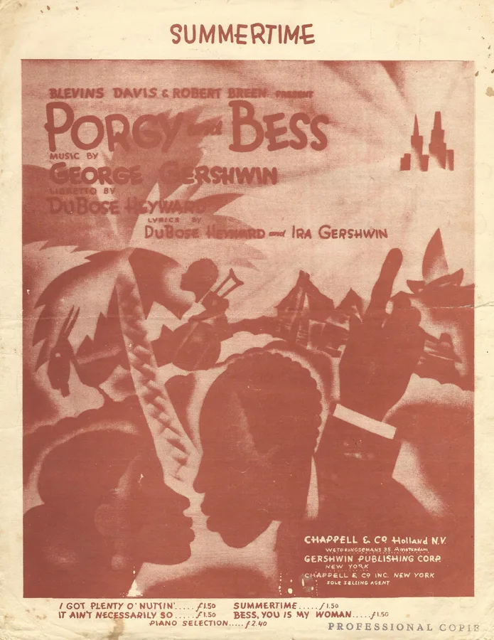 Cover for George Gershwin | Summertime | Piano | Vocals