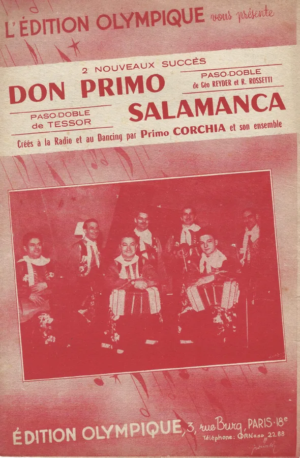 Cover for Geo Reyder | R. Rossetti | Don Primo | Small Orchestra | Combo