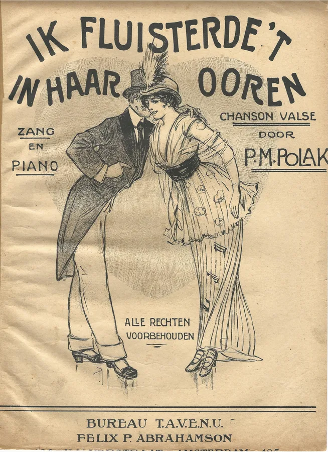 Cover for P.M. Polak | Ik fluisterde 't in haar ooren | Piano | Vocals