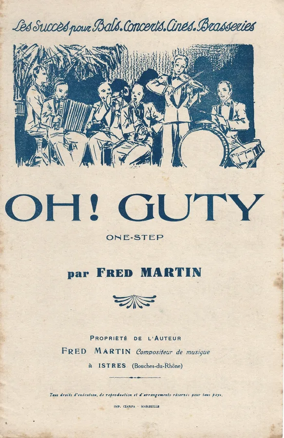 Cover for Fred Martin | Oh! Guty | Piano | Accordion
