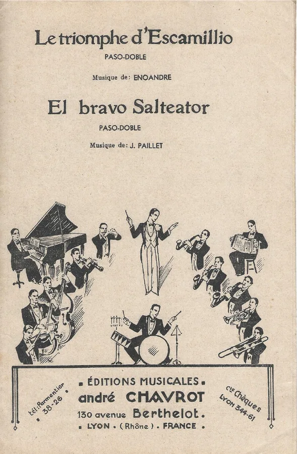 Cover for J. Paillet | Le triomphe d'Escamillio | Piano
