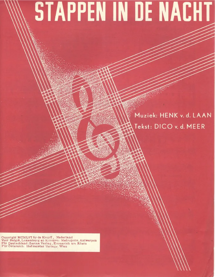 Cover for Henk van der Laan | Stappen in de nacht | Piano | Vocals