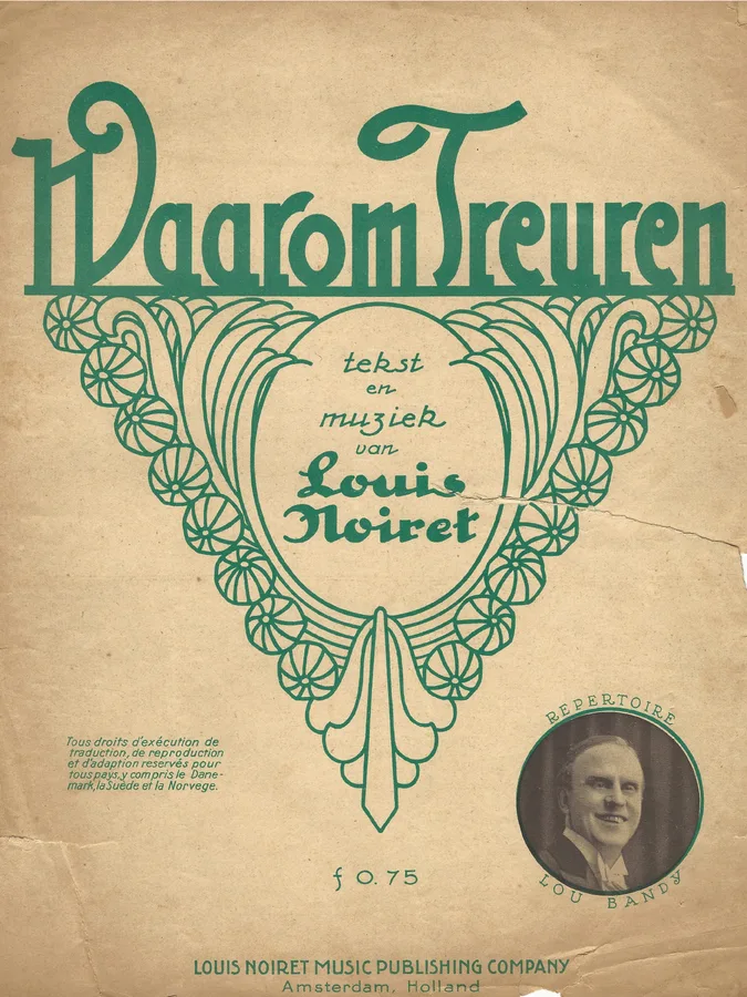 Cover for Lou Bandy | Louis Noiret | Waarom Treuren | Piano | Vocals
