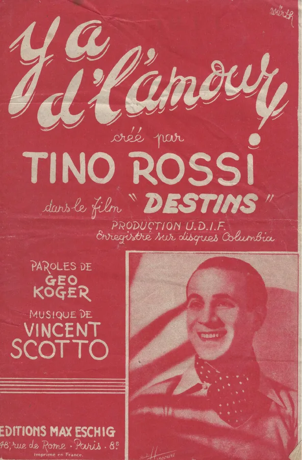 Cover for Tino Rossi | Vincent Scotto | Ya d'lamour | Chanson