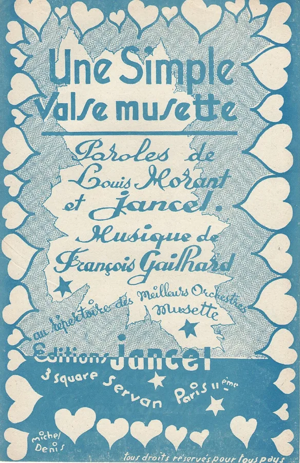 Cover for Francois Gailhard | Une simple valse musette | Orchestra