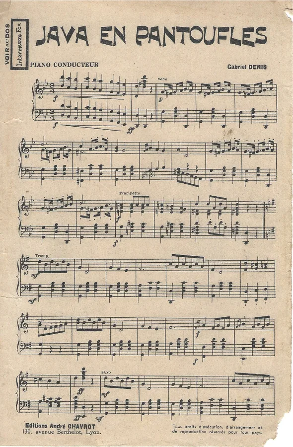 Cover for Gabriel Denis | Java en pantoufles | Orchestra