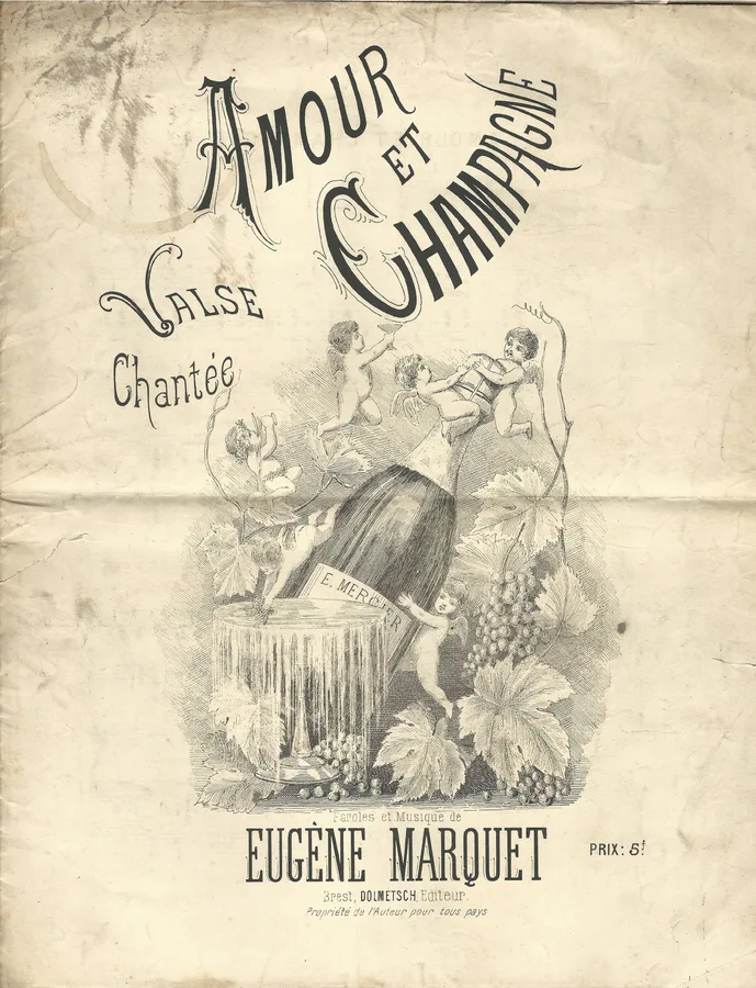 Cover for Eugene Marquet | Amour et Champagne | Piano | Vocals