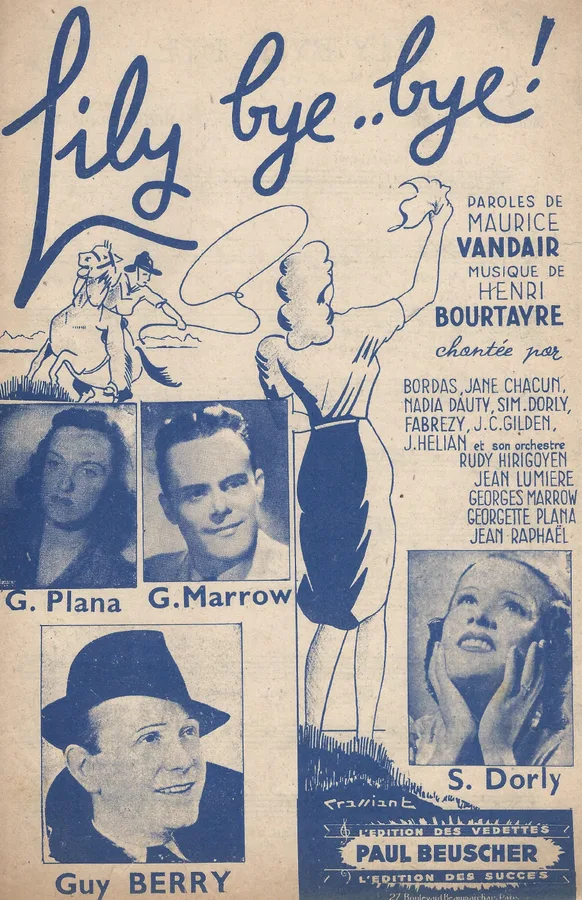 Cover for Guy Berry | Georgette Plana | Henri Bourtayre | Maurice Vandair | Lily Bye Bye!