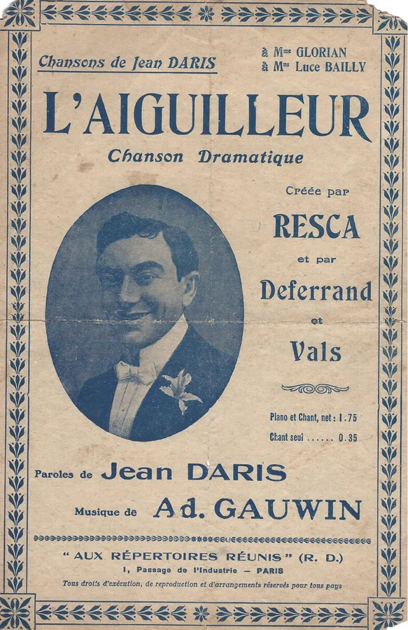 Cover for Ad. Gauwin | L'Aiguilleur | Chanson