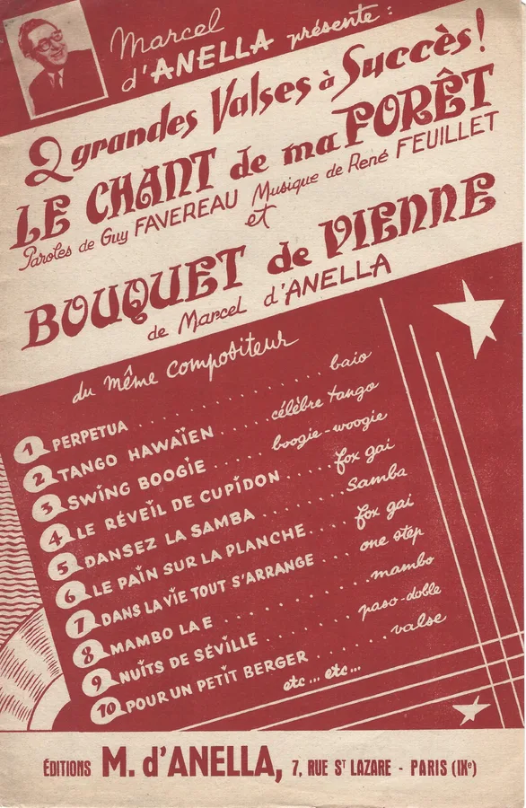 Cover for Rene Feuillet | Le chant de ma foret | Piano