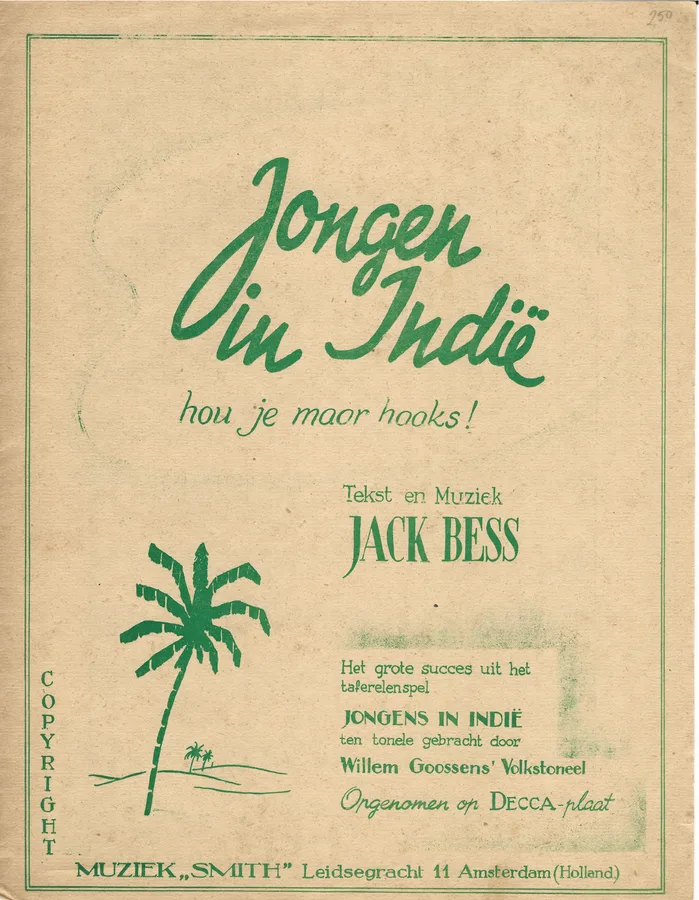 Cover for Jack Bess | Jongen in Indie | Piano | Vocals