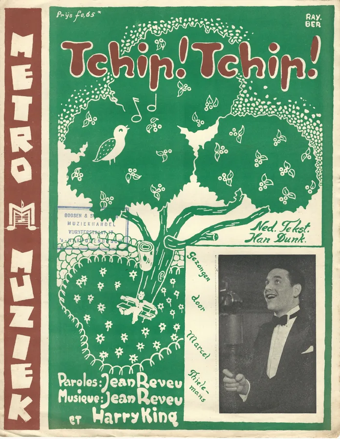 Cover for Jean Reveu | Harry King | Marcel Thielemans | Tchip! Tchip! | Piano | Vocals