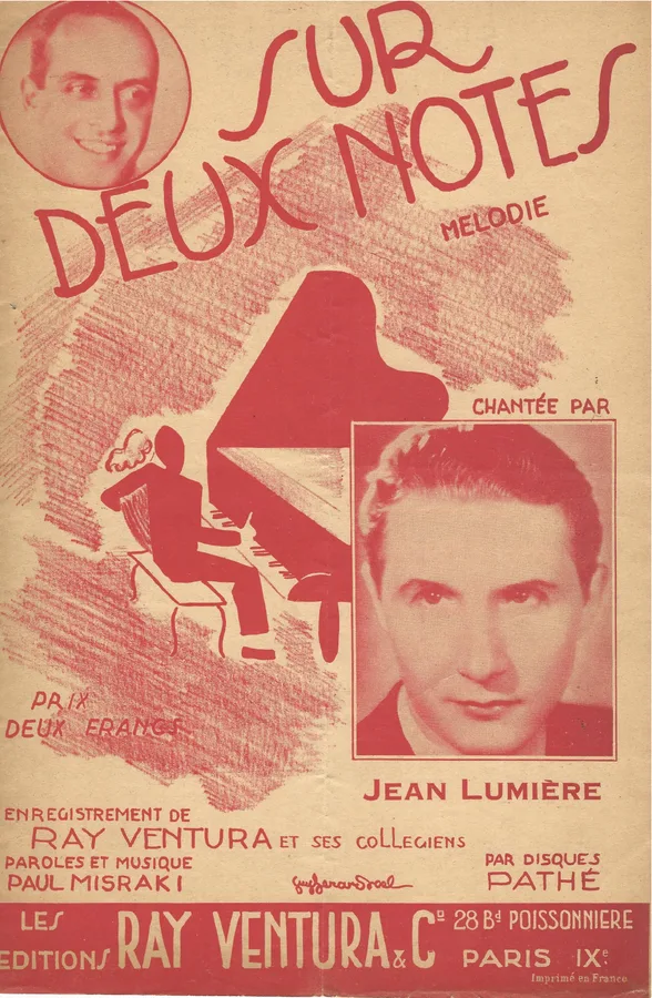 Cover for Jean Lumiere | Paul Misraki | Sur deux notes | Vocals