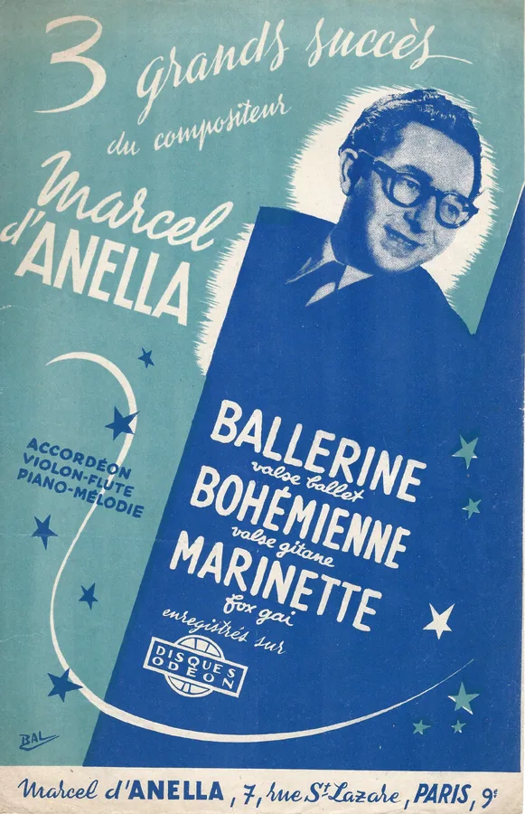 Cover for Marcel d'Anella | Marinette | Accordion | Violin