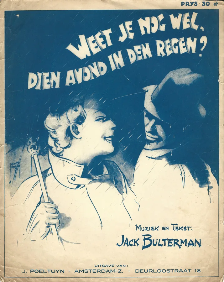 Cover for Jack Bulterman | Weet je nog wel dien avond in den regen | Piano | Vocals
