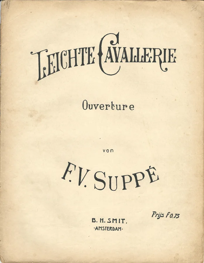 Cover for Franz von Suppé | Leichte Cavallerie | Piano