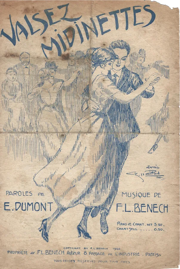 Cover for F.L. Benech | E. Dumont | Valsez Midinettes | Chanson