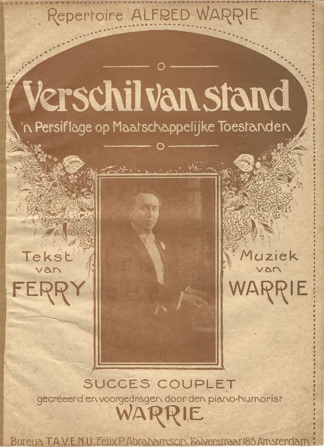 Cover for Warrie | Verschil van stand | Piano | Vocals