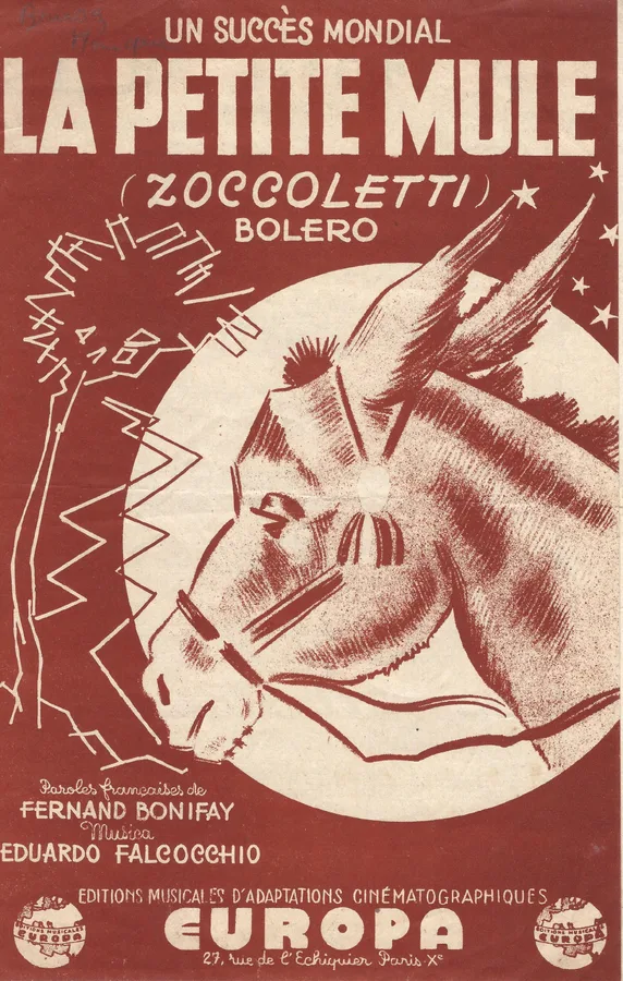 Cover for Eduardo Falcocchio | Fernand Bonifay | La Petite Mule | Chanson