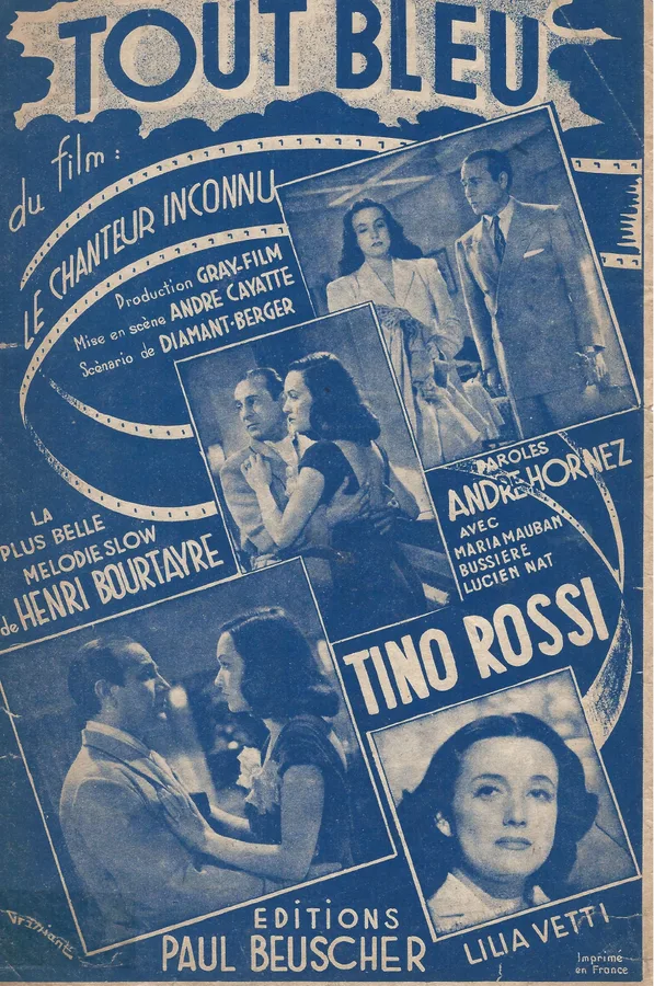 Cover for Tino Rossi | Henri Bourtayre | Tout Bleu | Chanson