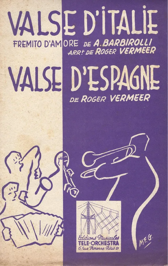 Cover for Roger Vermeer | Valse d'Espagne | Accordeon