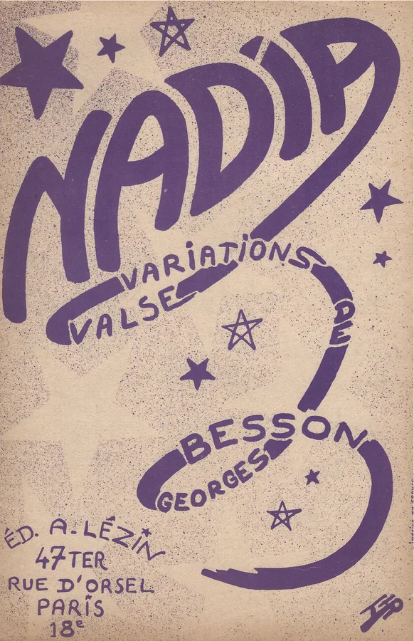 Cover for Georges Besson | A. Lezin | Nadia | Accordion | Piano