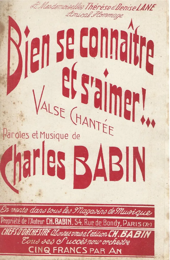 Cover for Charles Babin | Bien se connaitre et s'aimer | Piano