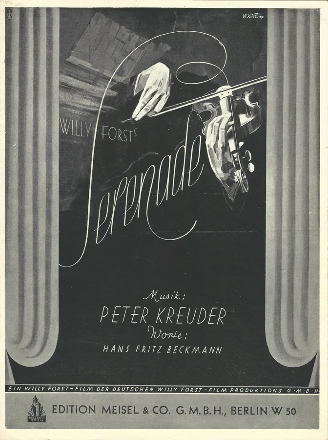 Cover for Peter Kreuder | Willy Forst | Serenade | Piano | Vocals