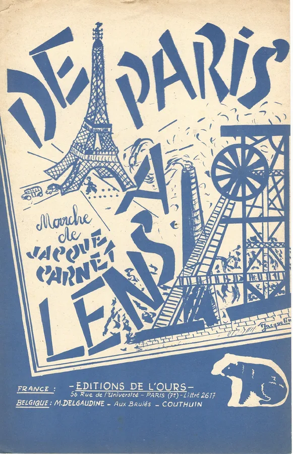 Cover for Jacque Carnet | De Paris a lens | Accordion | Pia