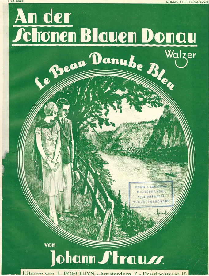 Cover for Johann Strauss | An der Schonen Blauen Donau | Piano