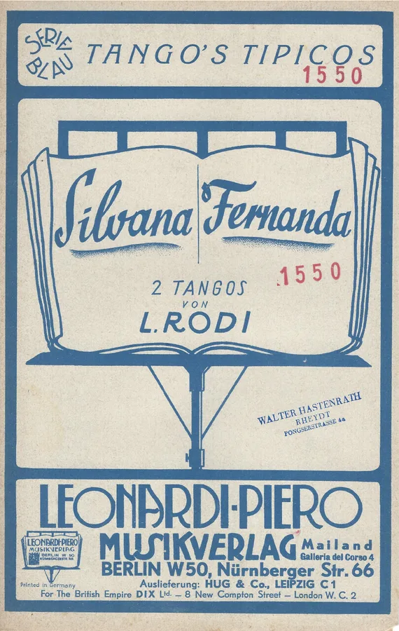Cover for Leo Rodi | Fernanda | Small Orchestra | Combo