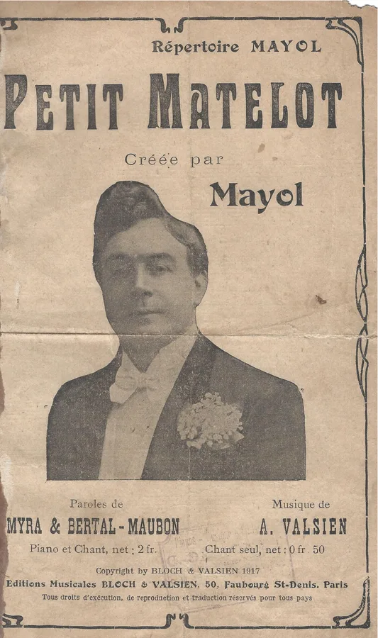Cover for Mayol | A. Valsien | Petit Matelot | Chanson