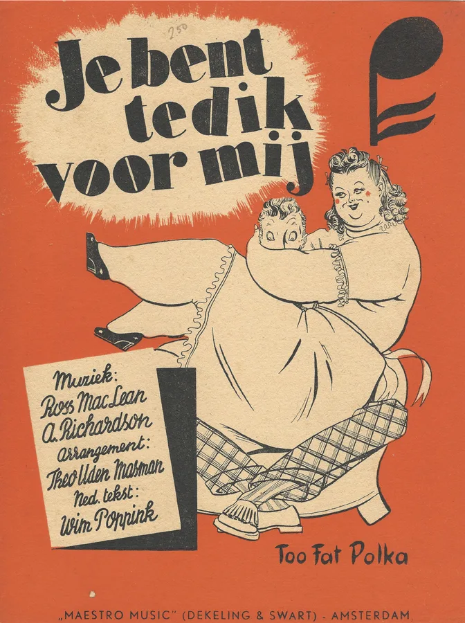 Cover for Ross Mac Lean | Arthur Richardson | Too Fat Polka | Je bent te dik voor mij
