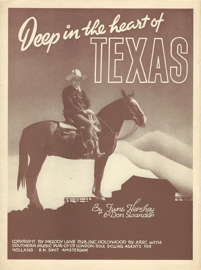Cover for Don Swander | Deep in the heart of Texas | Piano | Vocals