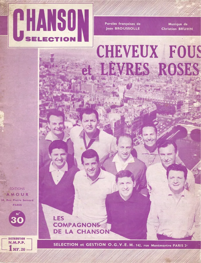 Cover for Christian Bruhn | Les Compagnons de la Chanson | Cheveux Fous et Levres Roses
