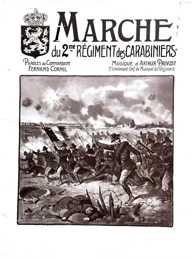 Cover for Arthur Prevost | Marche du 2me Regiment des Carabiniers | Piano