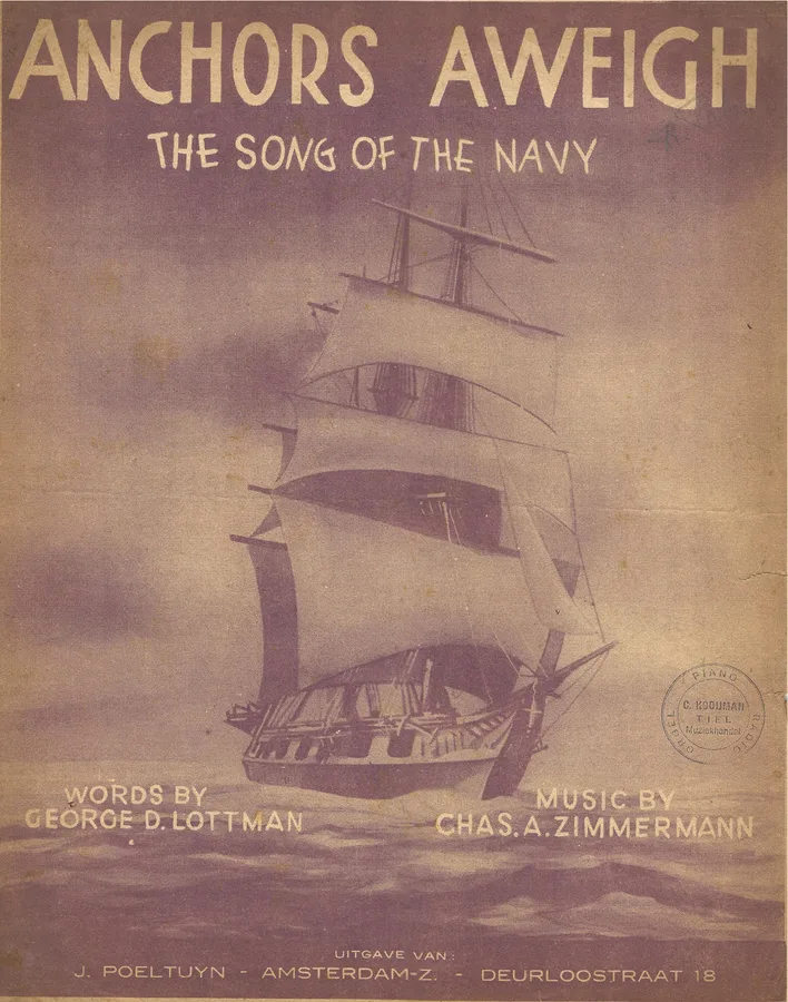 Cover for Chas. A. Zimmermann | Anchors Aweigh | Piano | Vocals