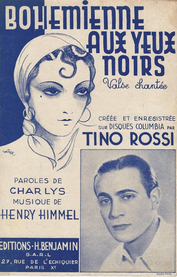 Cover for Tino Rossi | Henry Himmel | Bohemienne aux yeux noirs | Chanson