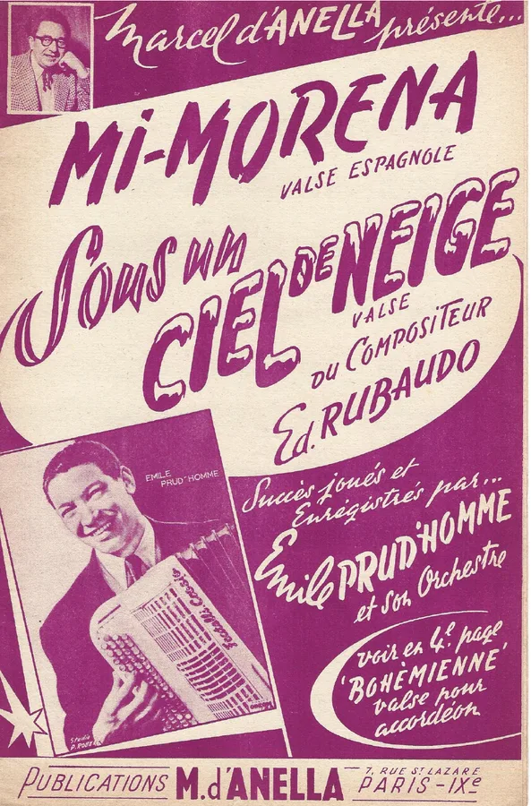 Cover for Ed. Rubaudo | Emile Prud'homme | Mi Morena | Combo