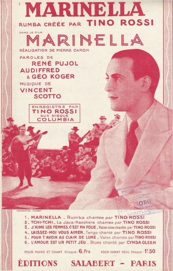 Cover for Tino Rossi | Vincent Scotto | Marinella | Chanson
