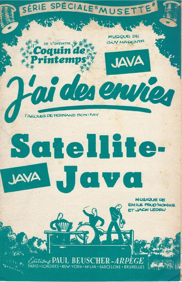 Cover for Emile Prud'Homme | Jack Ledru  | Satellite Java | Piano