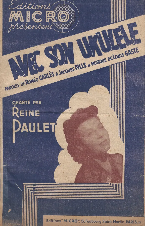 Cover for Reine Paulet | Louis Gaste | Avec son Ukulele | Chanson