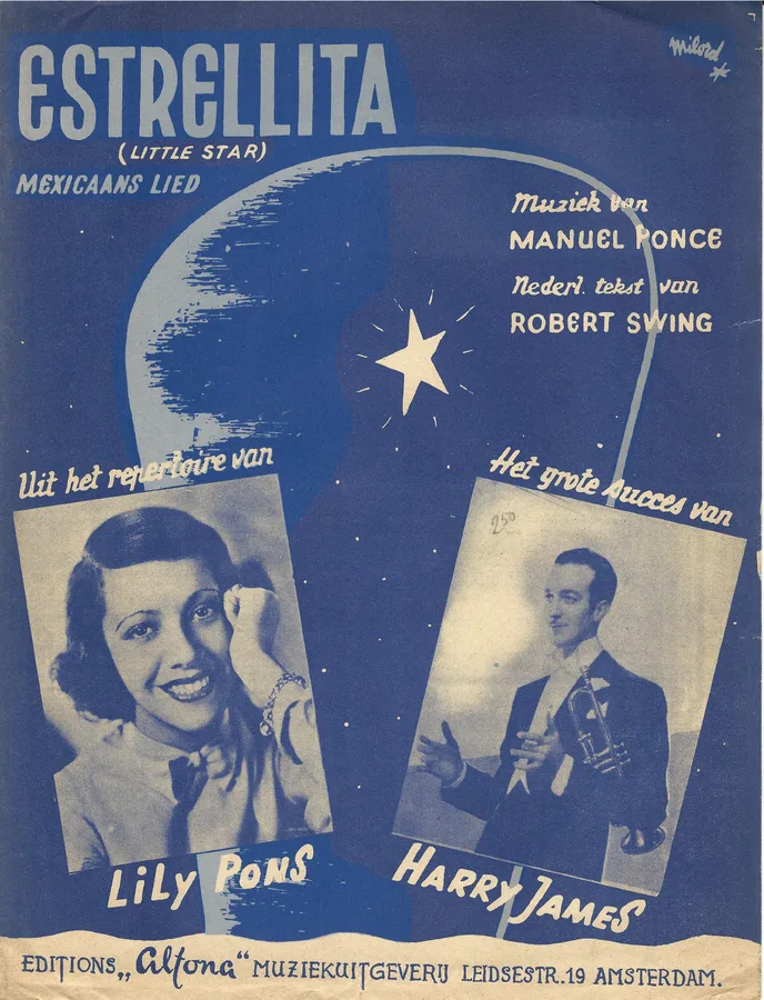 Cover for Harry James | Manuel Ponce | Lily Pons | Estrellita | Piano | Vocals
