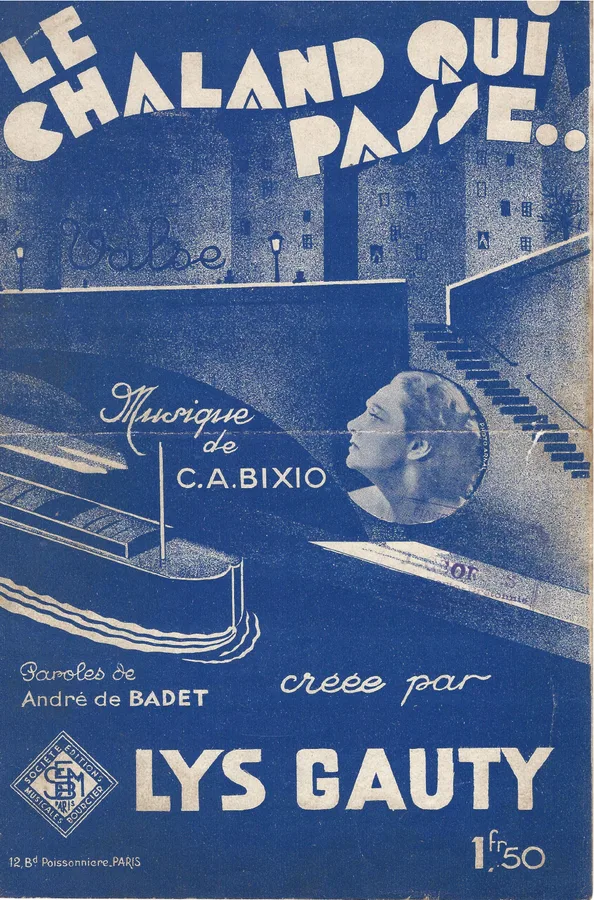 Cover for Lys Gauty | C.A. Bixio | Le Chaland Qui Passe | Chanson