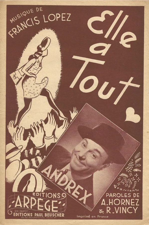 Cover for Andrex | Franciz Lopez | Elle a Tout | Vocals